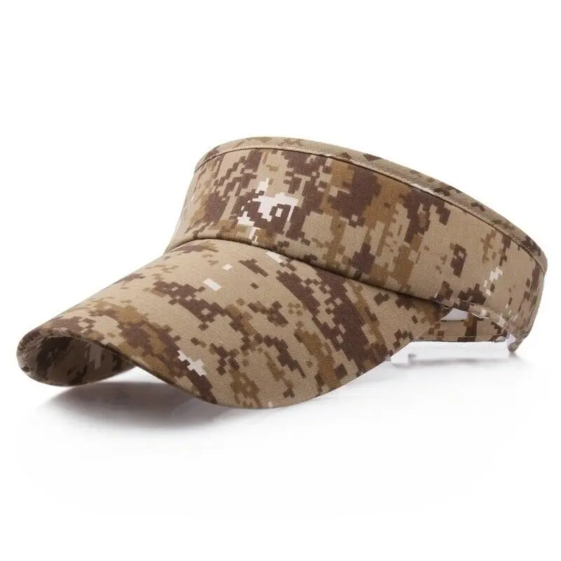 Manufacture New Style Custom Printed Camouflage Baseball Sun Visor Caps