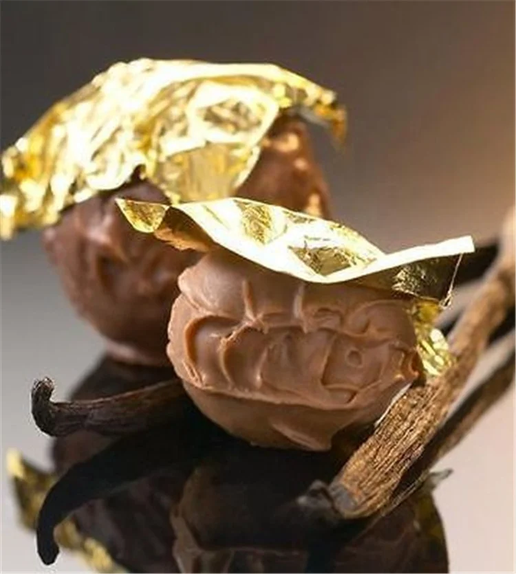 
eatable 24k edible gold leaf sheet gold powder use for food and beverage,baking decoration 