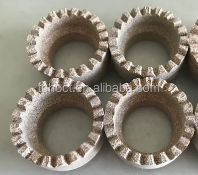Welding Brown/Yellow/White Cordierite ceramic ferrule for welding stud