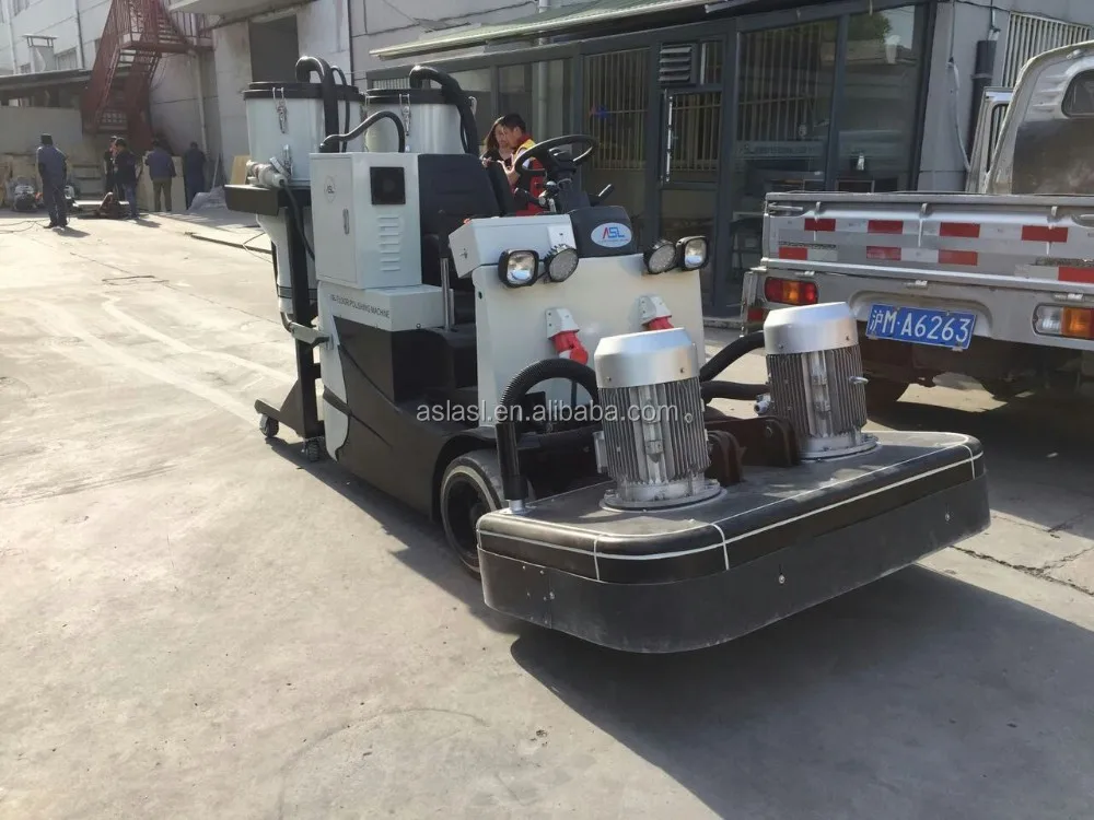 ASL-T15 Big Ride-on Electric Floor Grindeing Machine with Industrial Vacuum Cleaner for large area