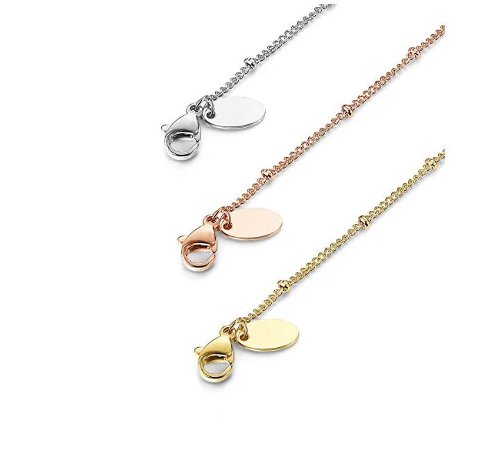 Minimalist Bolo Jewellery Delicate Gold Ball Chain Beaded Choker Necklace