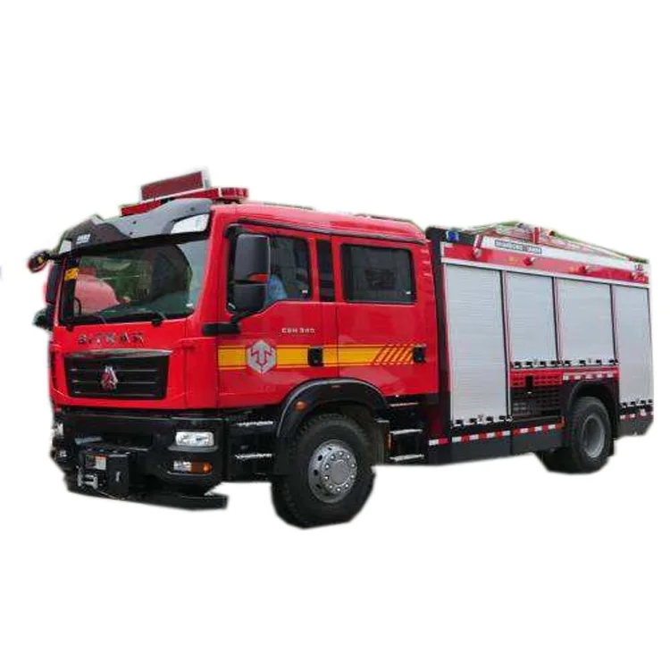 Brand New Sinotruk Howo 4x2 Foam Dry Powder Fire Fighting Truck Hot Sales