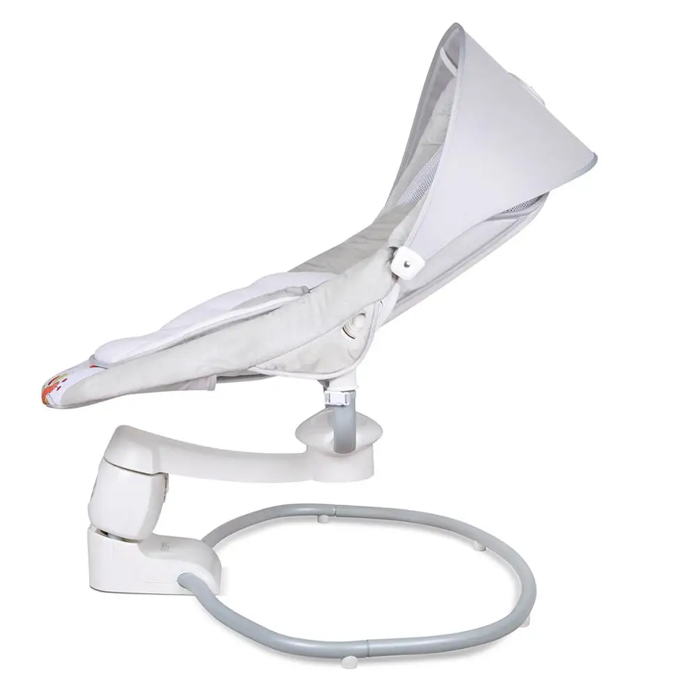 Classic vibration rocker baby bouncer washable seat pad musical baby swing with adorable toys