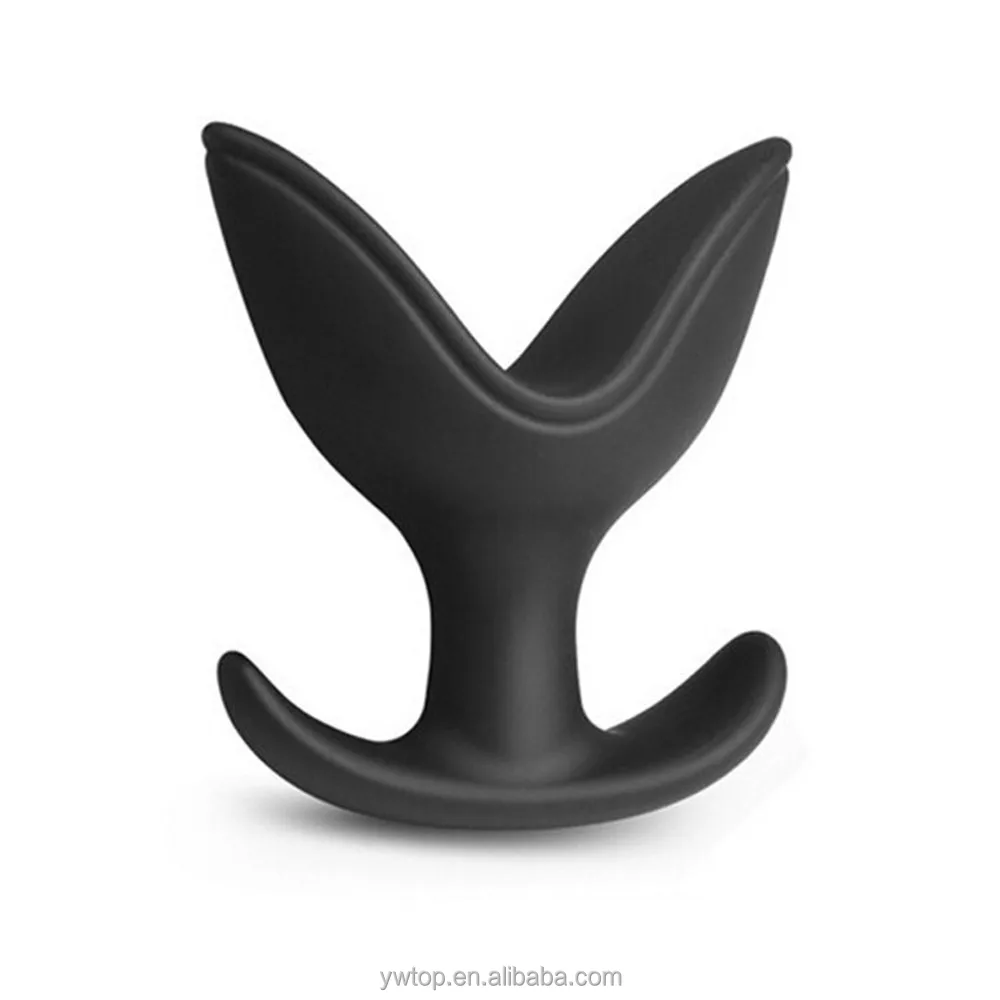 Soft Silicone V Shape Anal Plug Anal Sex Toy Opening Butt Plug Anal Speculum Prostate Massage