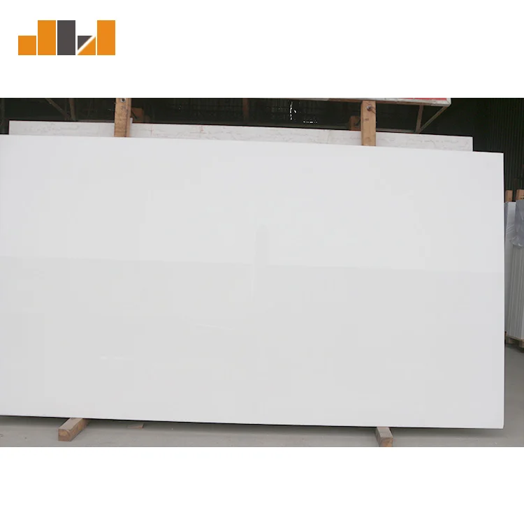 
High quality polished super nano white marble stone panel 