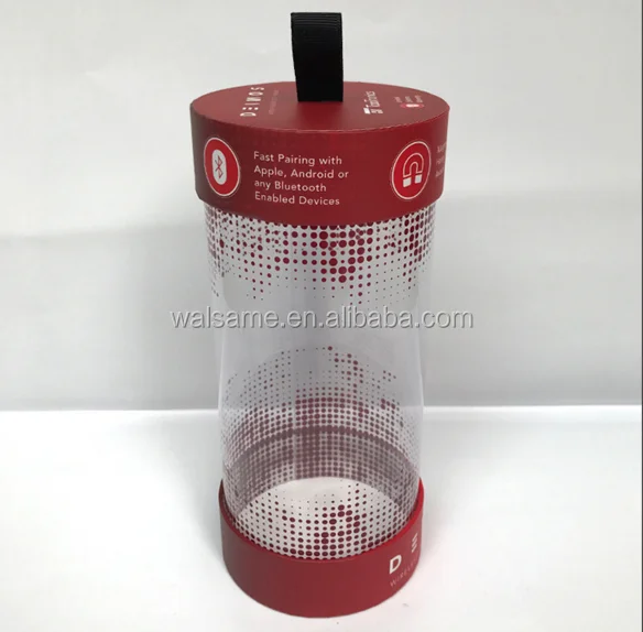 Customized new design clear plastic gift clear pvc packaging tube box