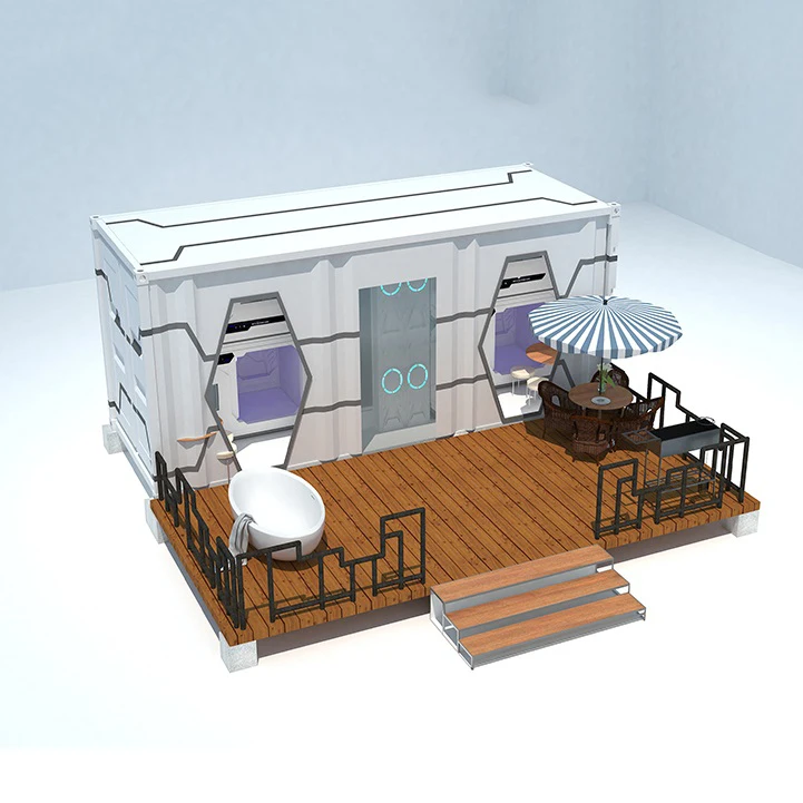 STARSDOVE Capsule shaped Hotel Container with bathroom capsule sleeping pods for outdoor living
