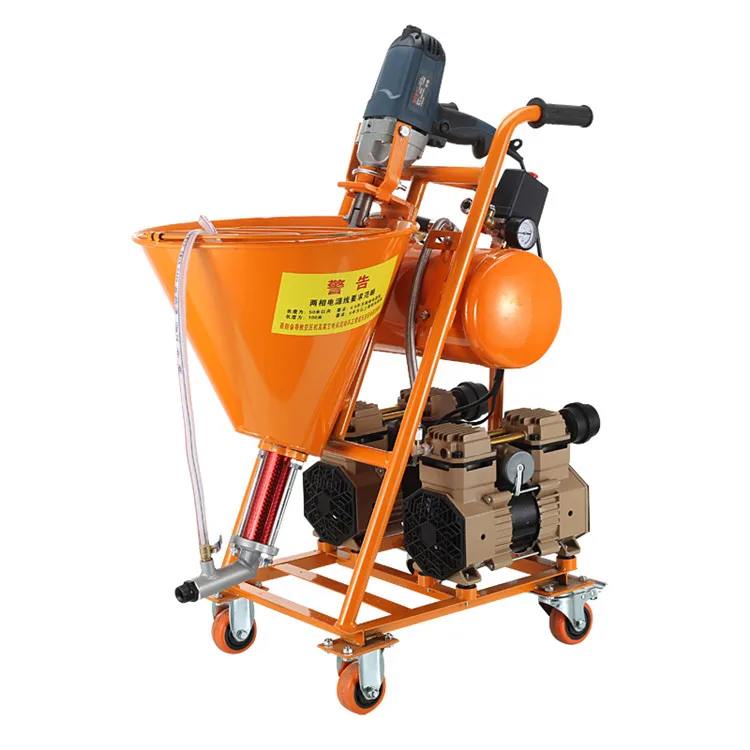 High-quality single power air compressor cement mortar cement spraying machine