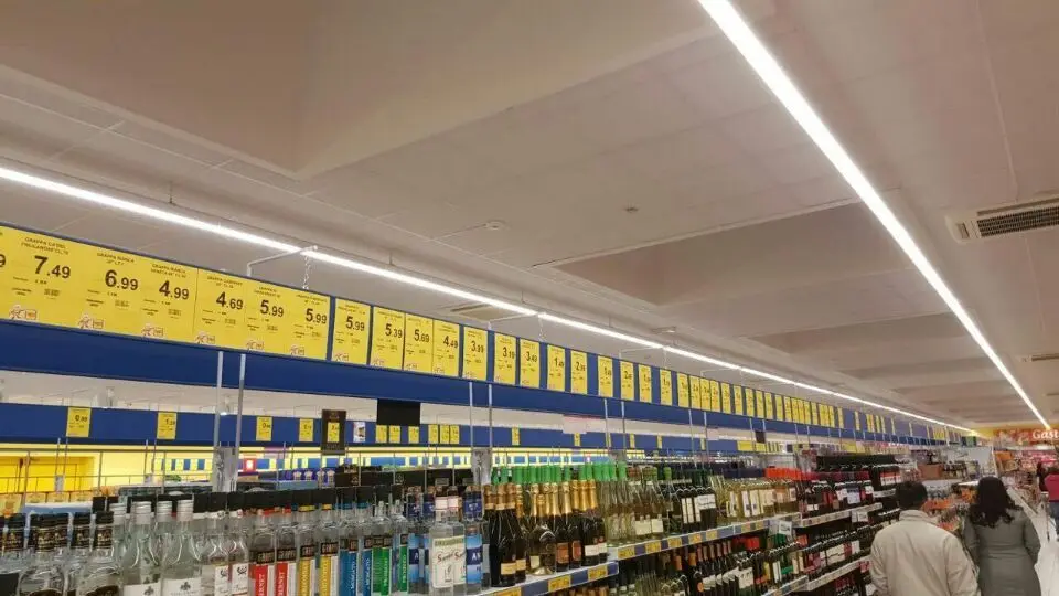 
1.2m Led Linear Light 36w Flat Surface Mounted Slim Office 1200mm Led Batten Light 