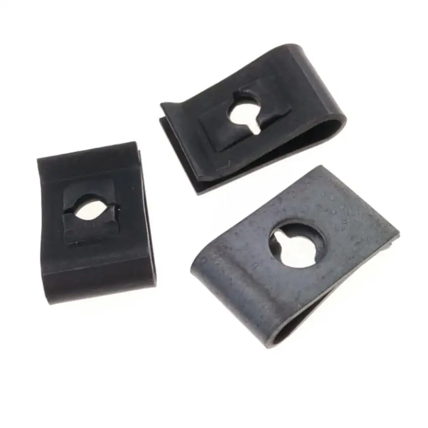 Black Oxide Metal Steel Clip Nuts for Sheet Locking Fastener