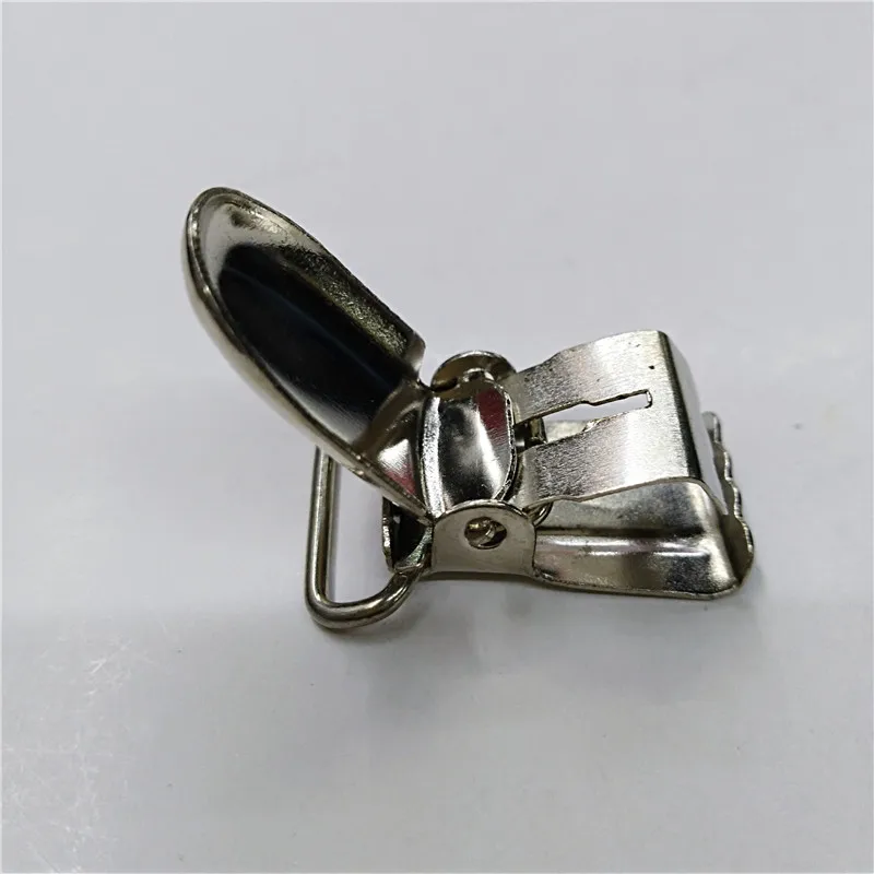 yiwu heavy duty strong 1 Inch metal suspender clip for garment