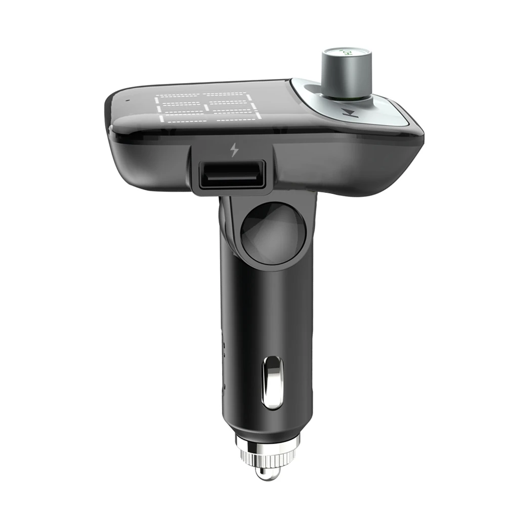 T17 2019 Latest Car MP3 Player wireless fm transmitter bluetooth connect mobile phone handsfree car kit