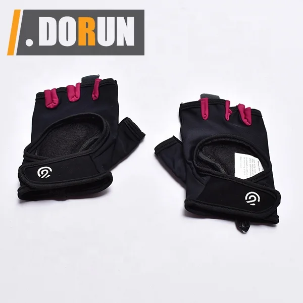 Горячая Распродажа изготовленные на заказ перчатки тренировки спортзала половины пальца