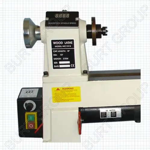 VARIABLE SPEED MINI WOOD LATHE 10X18 370W