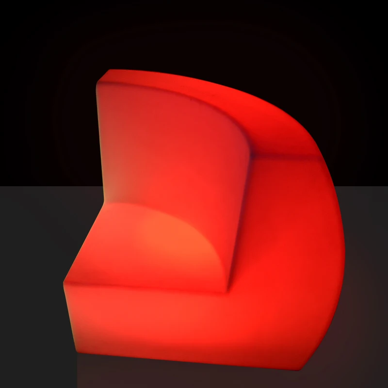 glowing led coffee table& huajun different size bar table with cuble