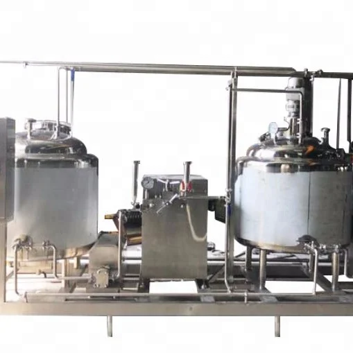 300L Milk Yogurt machine line Installed In 20Ft Container