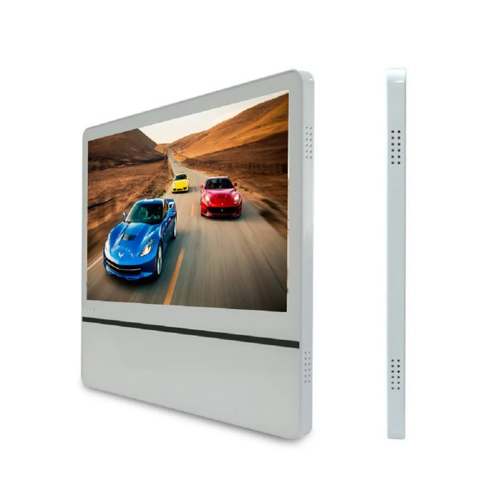 18.5 Inch totem LCD advertising display slim indoor with android and wifi