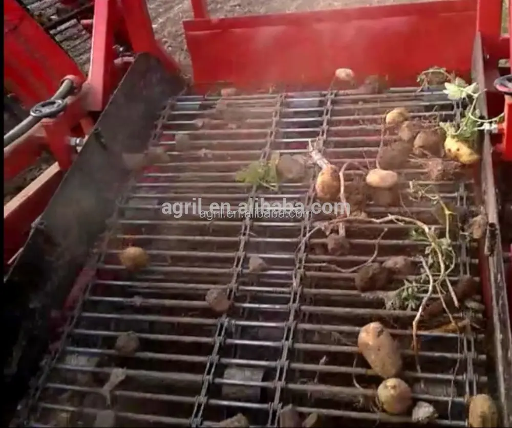 new design top quality hydraulic tractor PTO use automatic two rows Potato combine harvester digger with CE certification