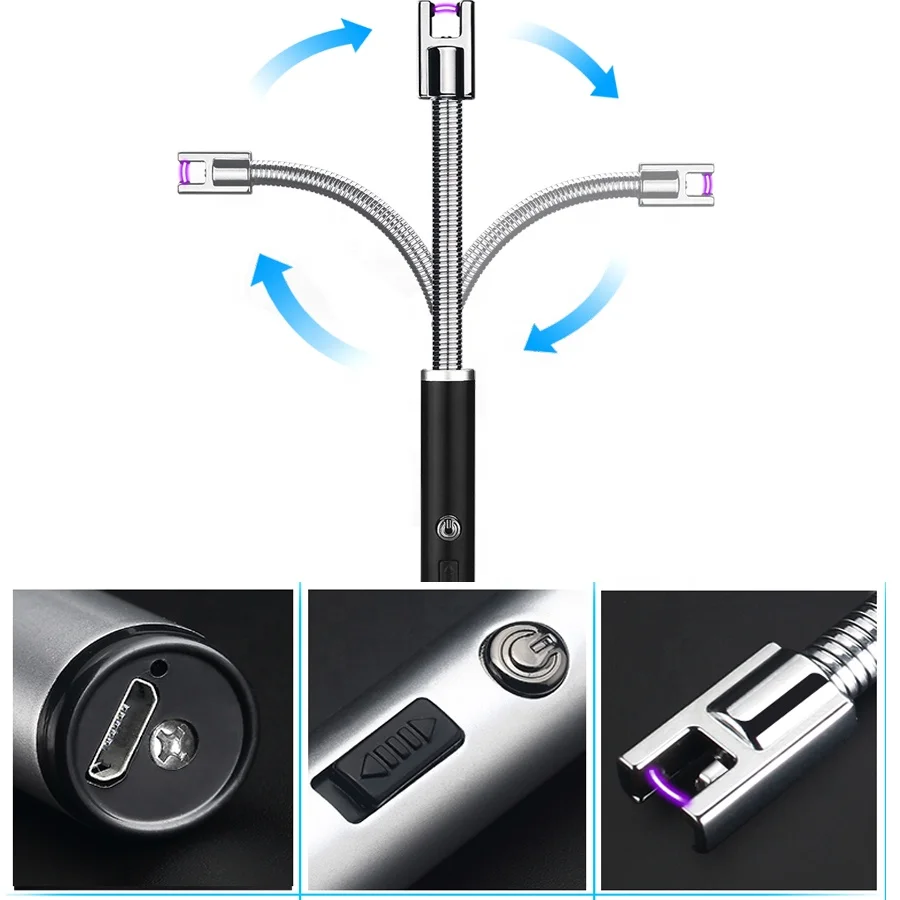 2024 Hottest BBQ Candle Lighter Easy to Light Cheap Price USB Rechargeable Lighter