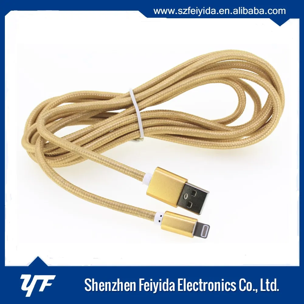 Поставки производителем Плетеный Мфо уполномоченный лицензии кабель для apple