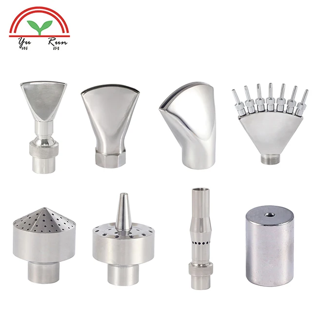 Factory Price 340mm length water film nozzle stainless steel flat lava nozzle jet head