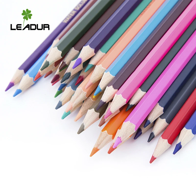 Most popular custom logo hexagon colored pencils