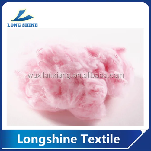 
0.9D*38mm recycled dope dyed microfiber polyester staple fiber 