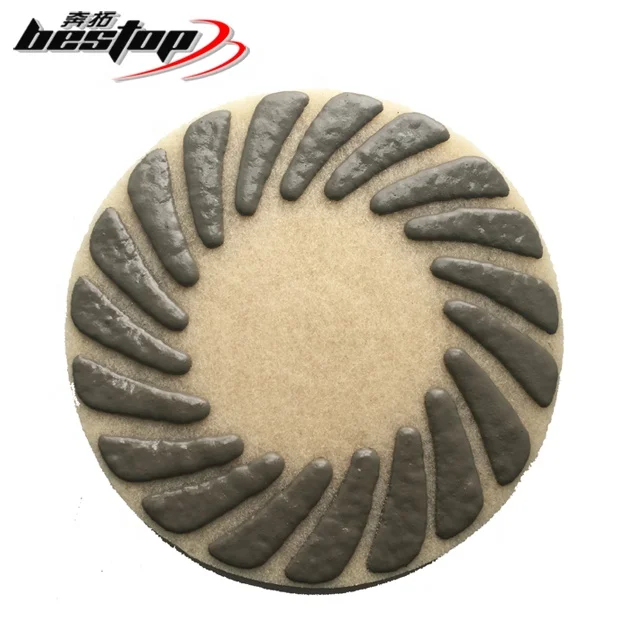 17 Inch Sponge Fiber Floor Polishing Pad for Concrete