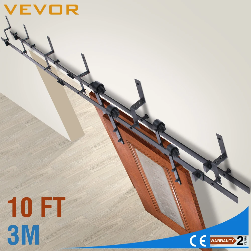 
3M Double Sliding Barn Door Hardware Closet Set European Style Track Set POPULAR 