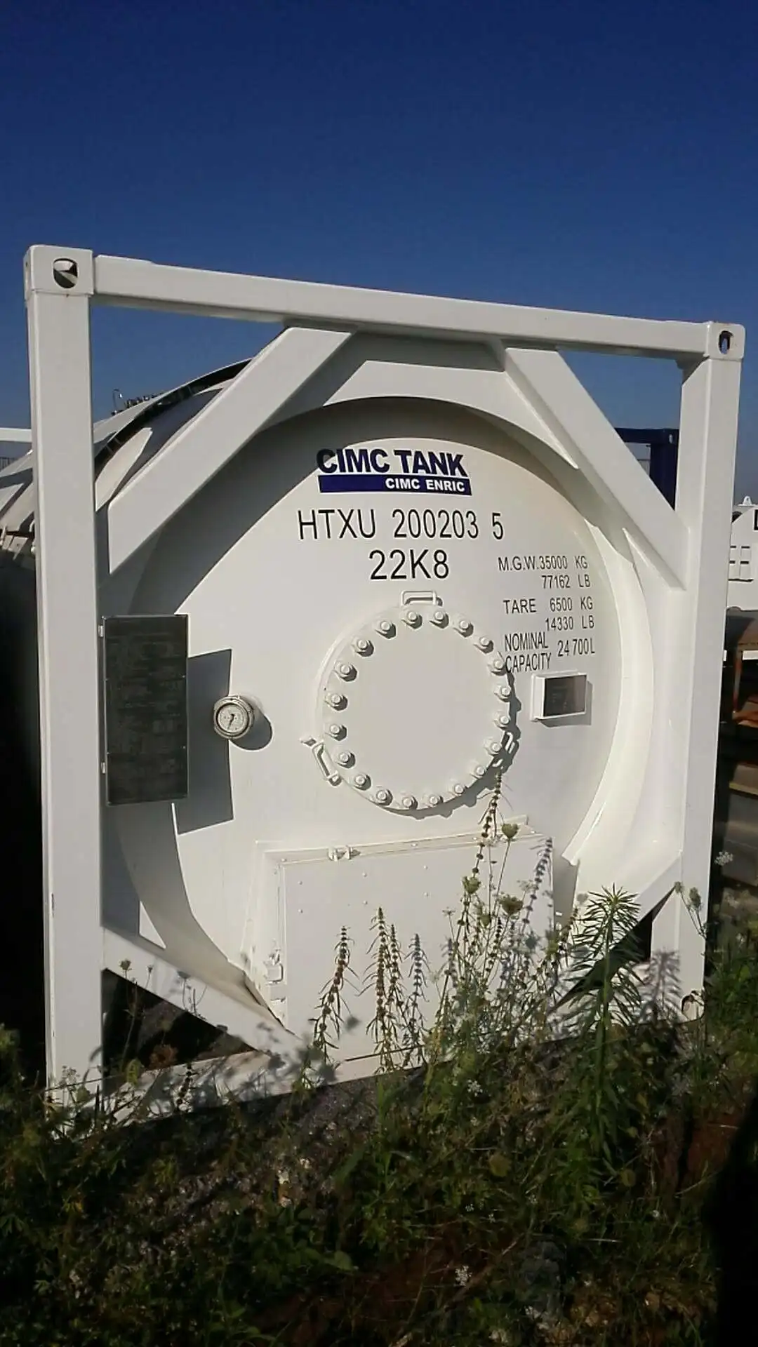
T50 ASME standard LPG ISO tank container for propane and butane 