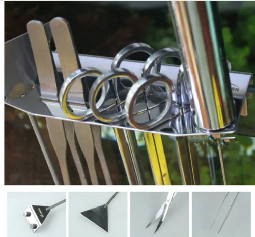 Stainless Steel Aquarium Scissor tool Fish Tank Aquatic Plant Waterweed Cleaning Tool