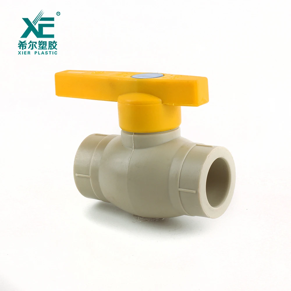 XIER Высококачественная Желтая Пластиковая Ручка 1/2-2 дюйма новый шаровой кран