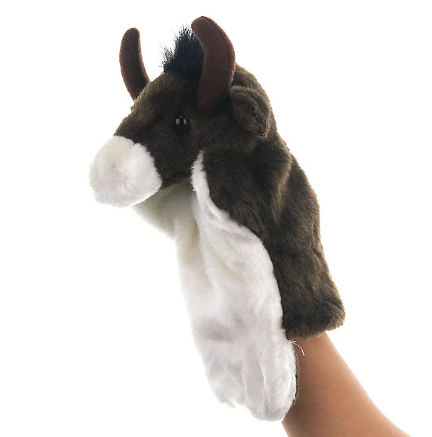 Plush hand Puppet Cow Hand Puppet 25cm Animal Toys Cute Soft Toys For Child