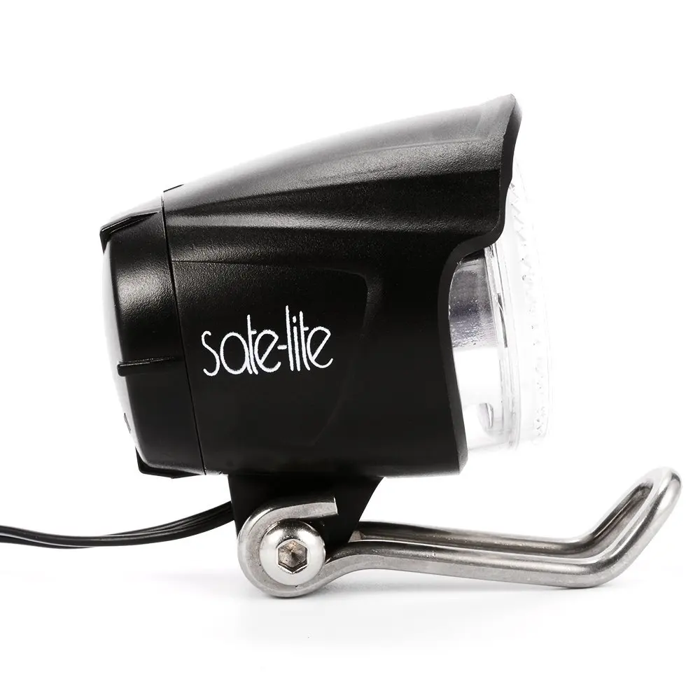 Factory direct Sate-lite CREE 40lux ebike light ISO 6721-1 StVZO ECE  eletric bike headlight with StVZO ECE reflector front fork