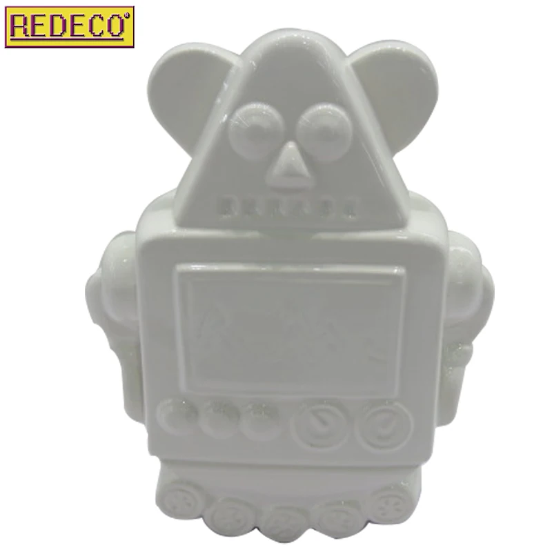 High quality new designed animated ceramic robot for home decoration