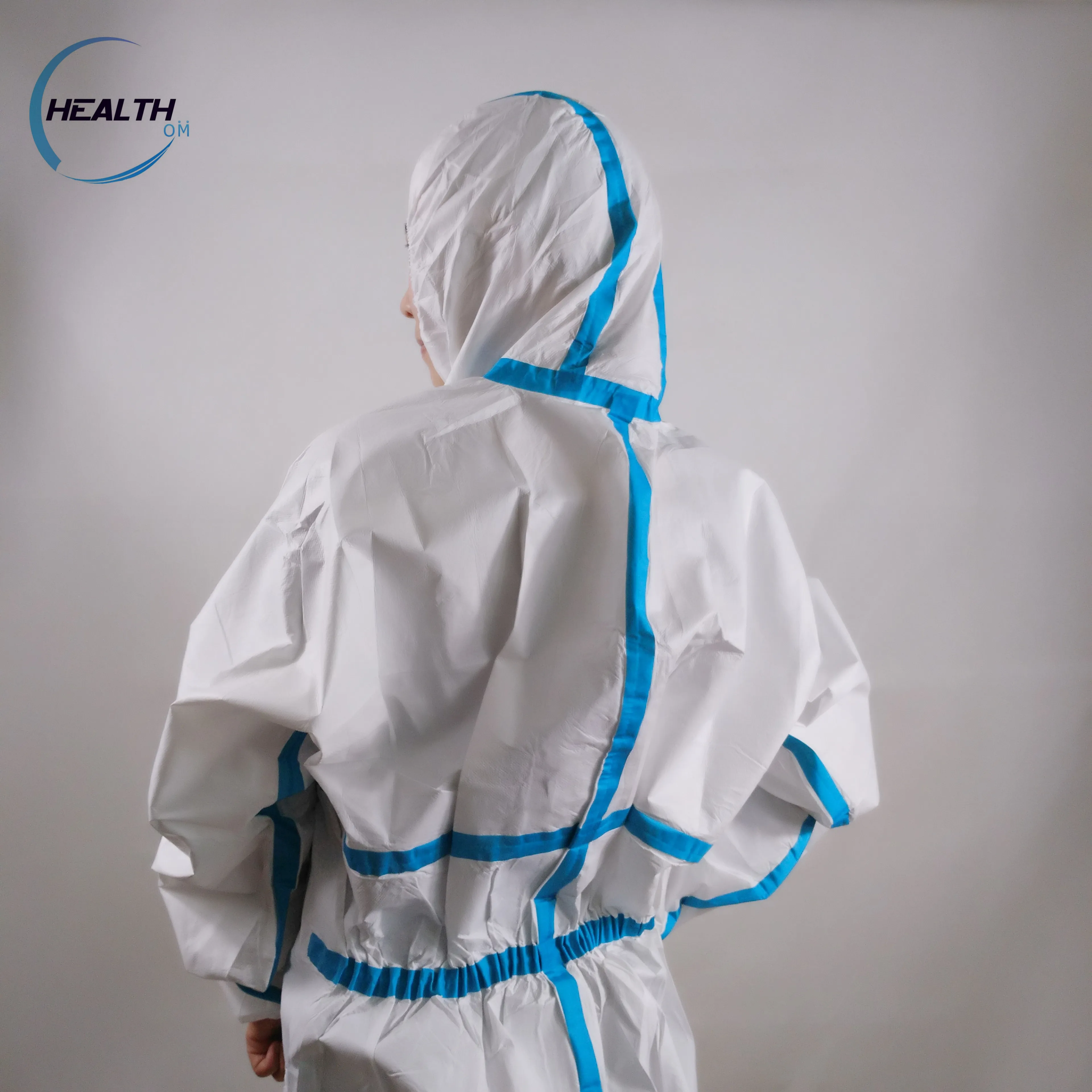 
Breathable 63g/m2 microporous type 5 6 disposable coverall 
