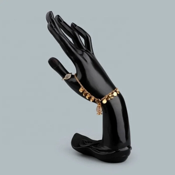 Factory custom Wholesale Fashion Fiberglass Mannequin Jewelry Hand Ring Display