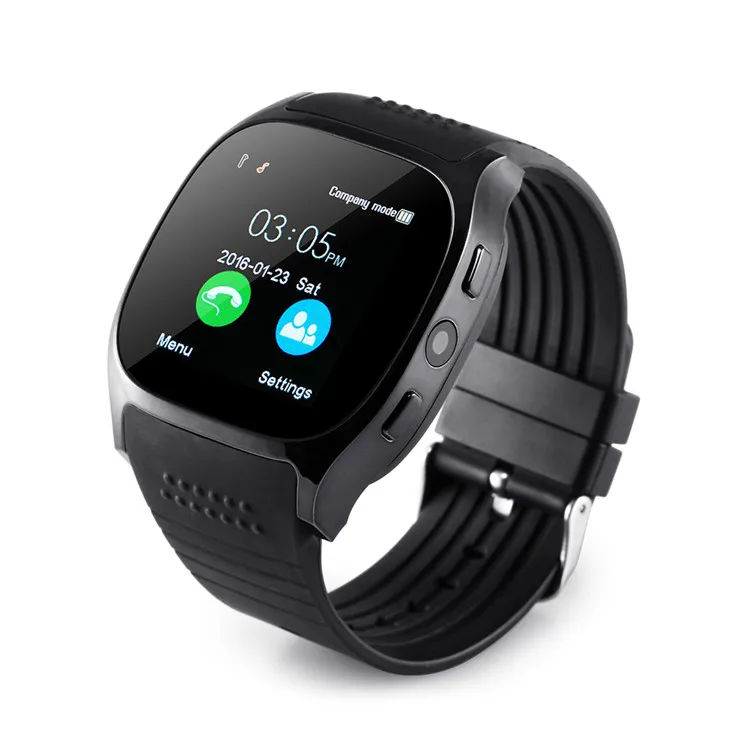 T8 Smart Watch With Camera Music Player Facebook Whatsapp Sync SMS Smartwatch Support SIM TF Card For Android PHONE
