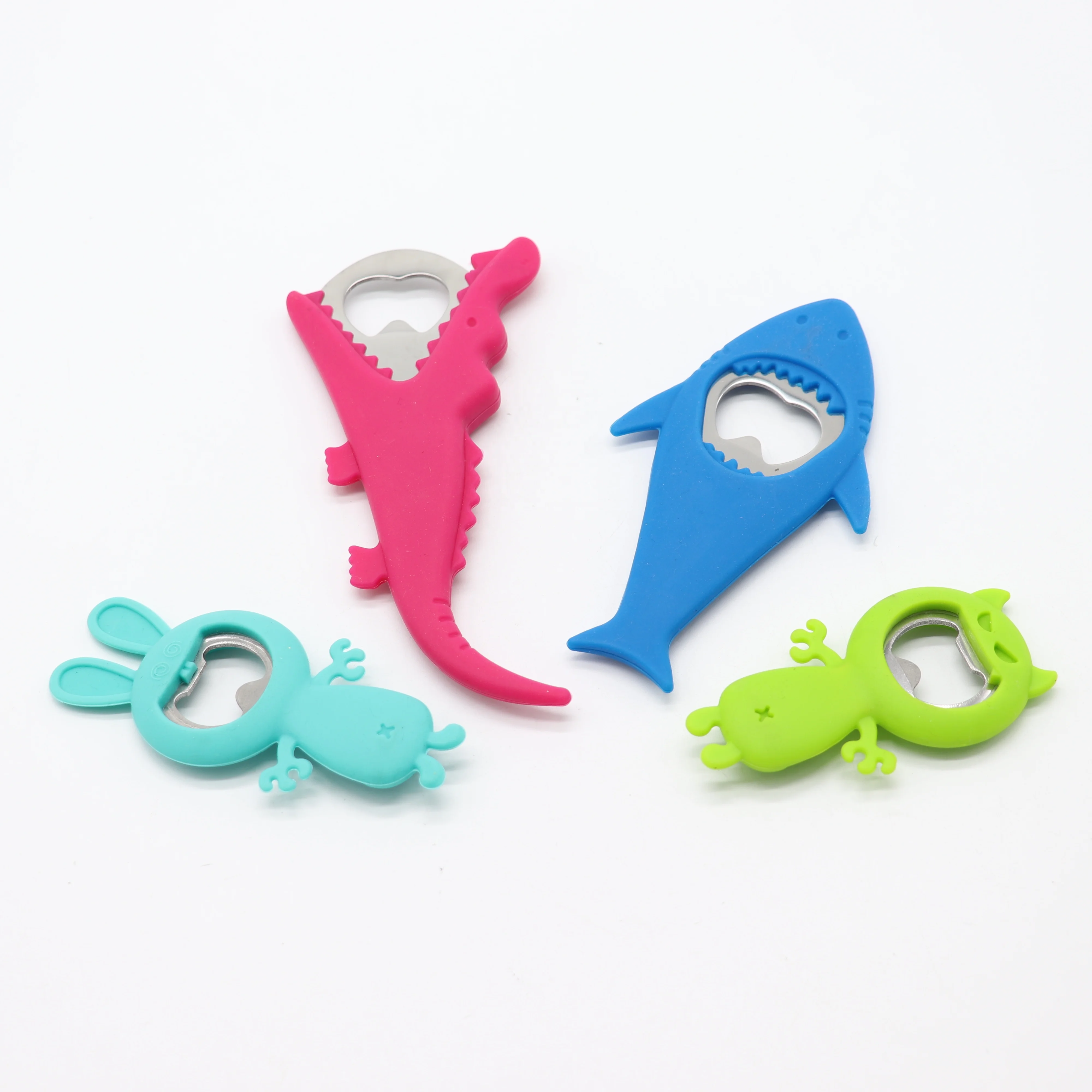 silicone stainless steel wine bottle opener