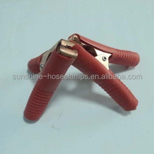 
Low Price alligator clip stainless steel to battery clamp 