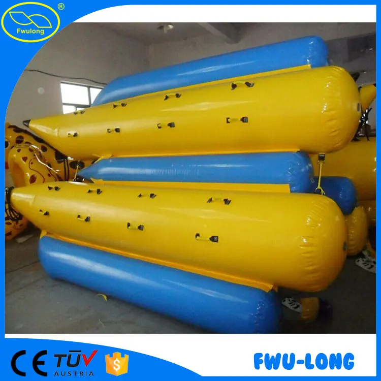 
Hot sale original manufacturer customized PVC low price water cheap inflatable banana boat/inflatable flying banana boat 