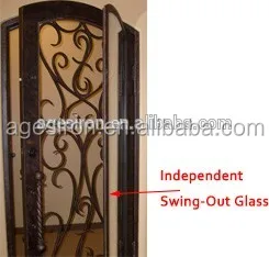 Первоклассные железные основные входные двери дизайн гриля/дизайн стальной двери-гриля