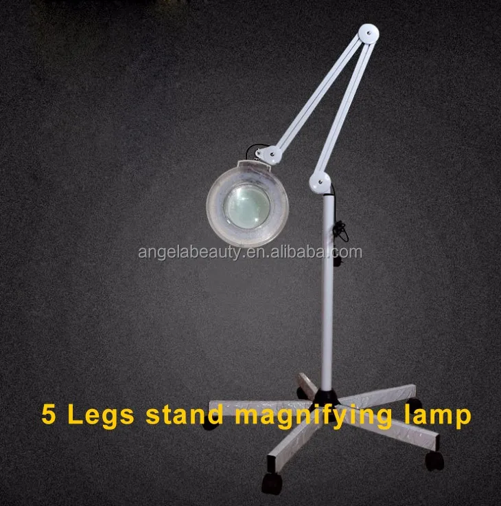 A1021 Hottest floor standing beauty salon use magnifying glasses for eyelash extensions