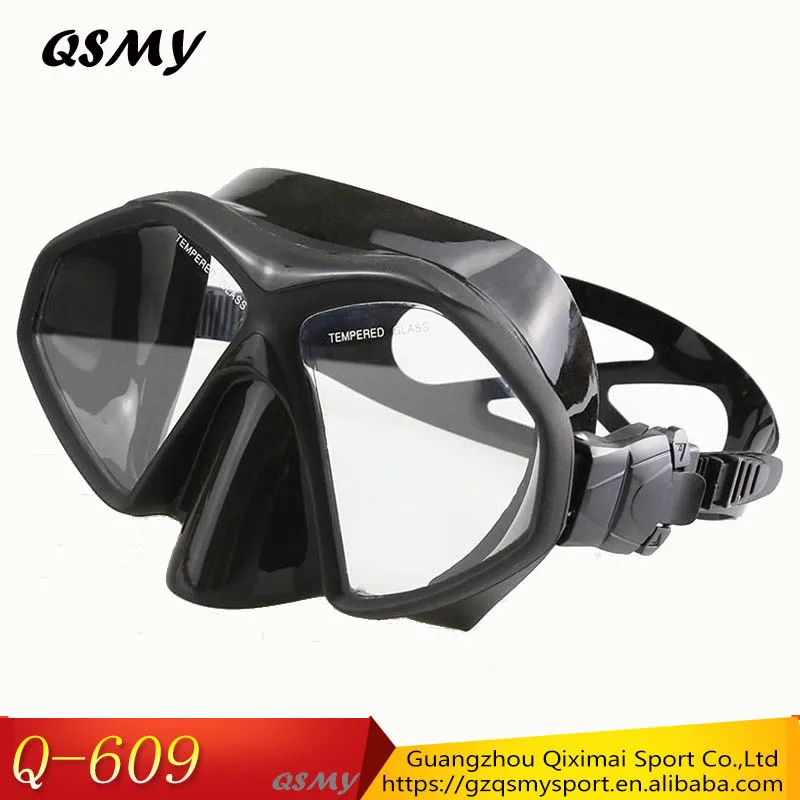 Hot Diving Exercise Protector diving mask adult tempered glass Waterproof big vision silicone diving mask