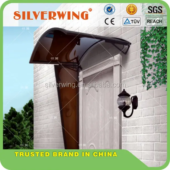 Factory price Euro-design outdoor polycarbonate canopy aluminium awning