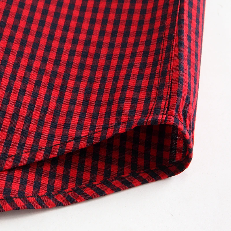 2022 Mens Fashion Button Up Down Shirts New Model Long Sleeve Plaid Shirts Shape Elegant Design Classic Style OEM Shirts For Men