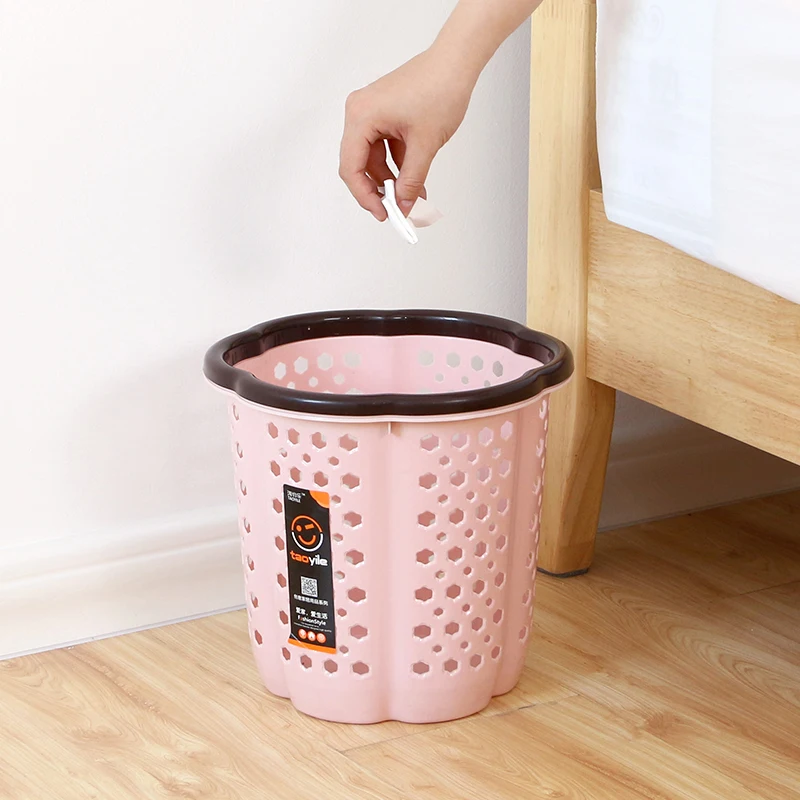Cheap Plastic Waste Basket Office Hotel Paper Basket