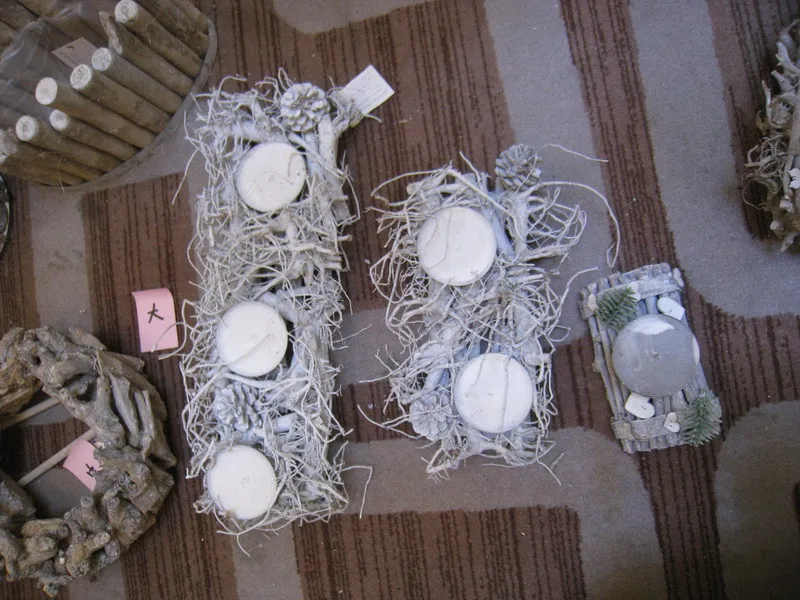 
wood candle stand,3pcs/set 