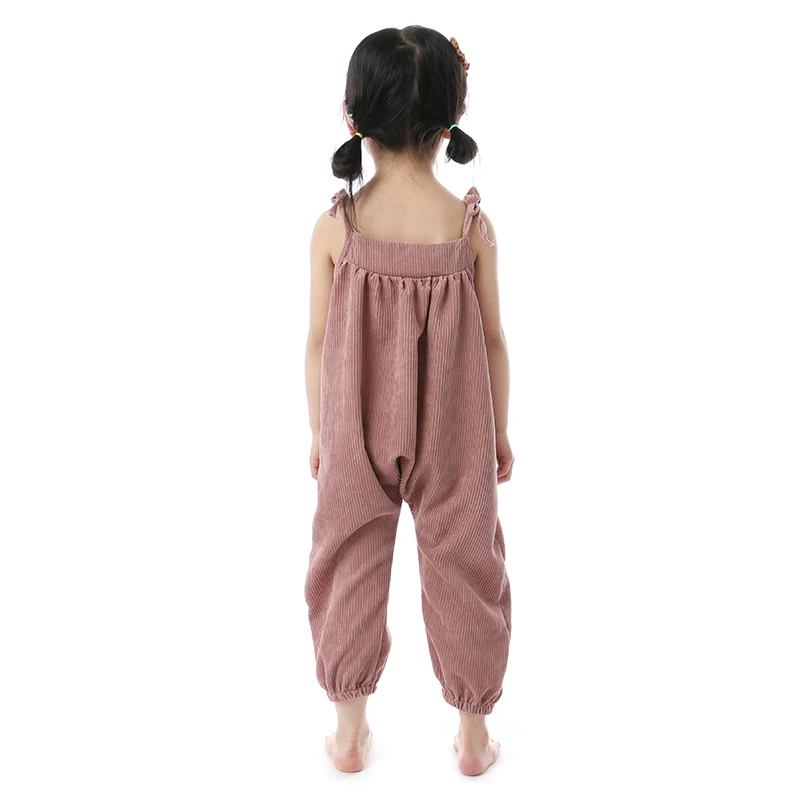 wholesale girls clothes shallow clay corduroy baby romper