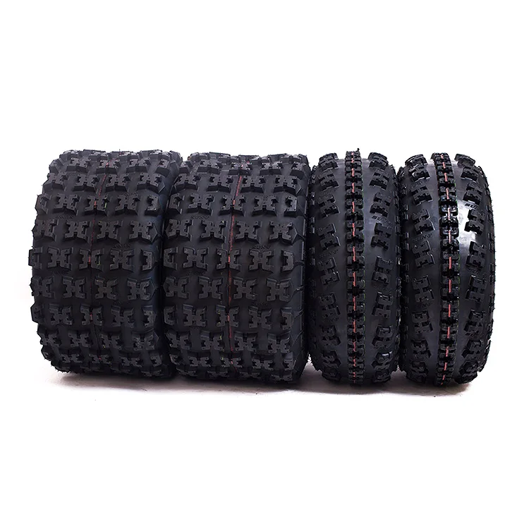 Комплект из 4 шин для квадроциклов SunF A027 22x7-10, передняя и задняя 22x10-9